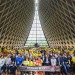 2026 AI超人夏令營於東海大學路思義教堂合影，學童與教育夥伴共同參與開幕活動