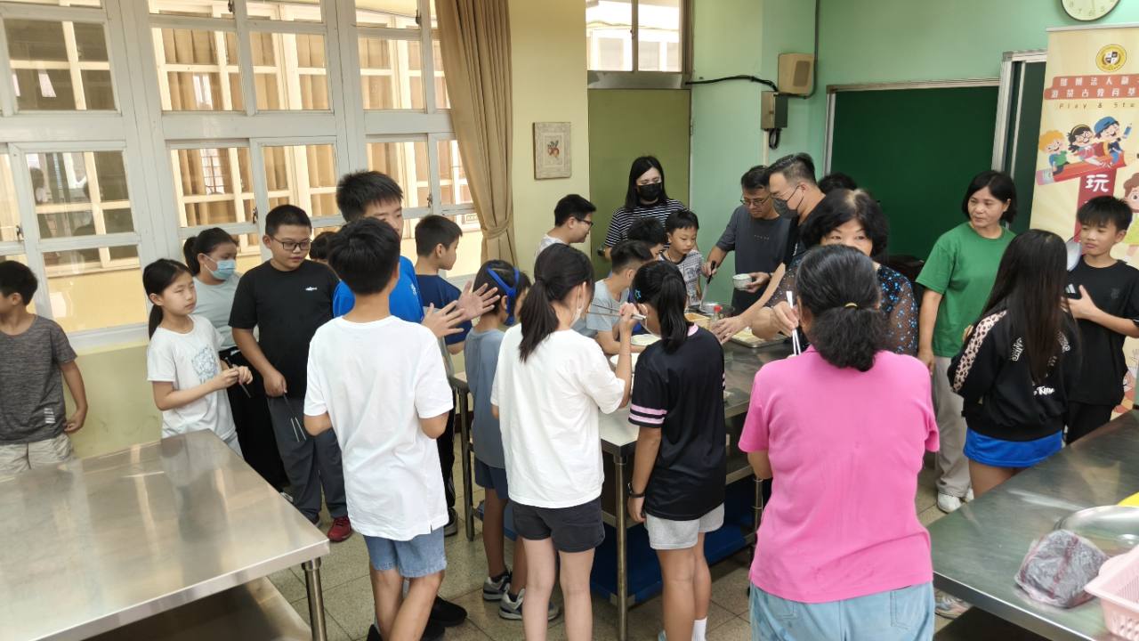 永吉國小豆腐食農小廚房課堂活動現場